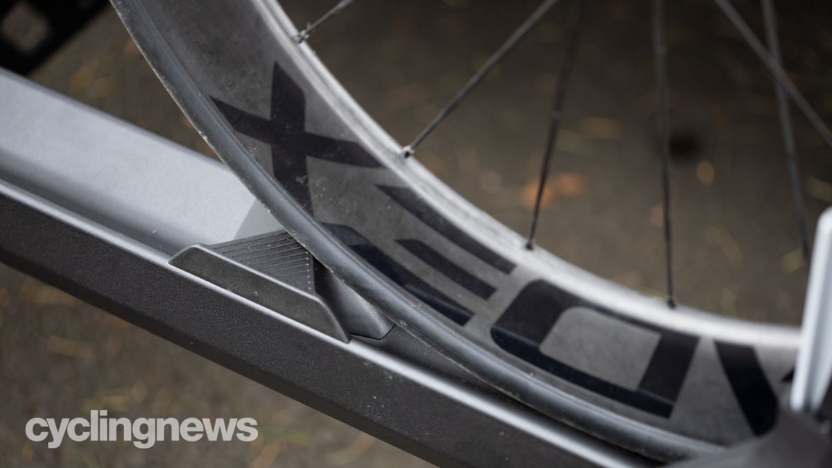Saris Modular Hitch System (MHS) detail of front wheel block
