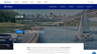 Website screenshot for Catia.