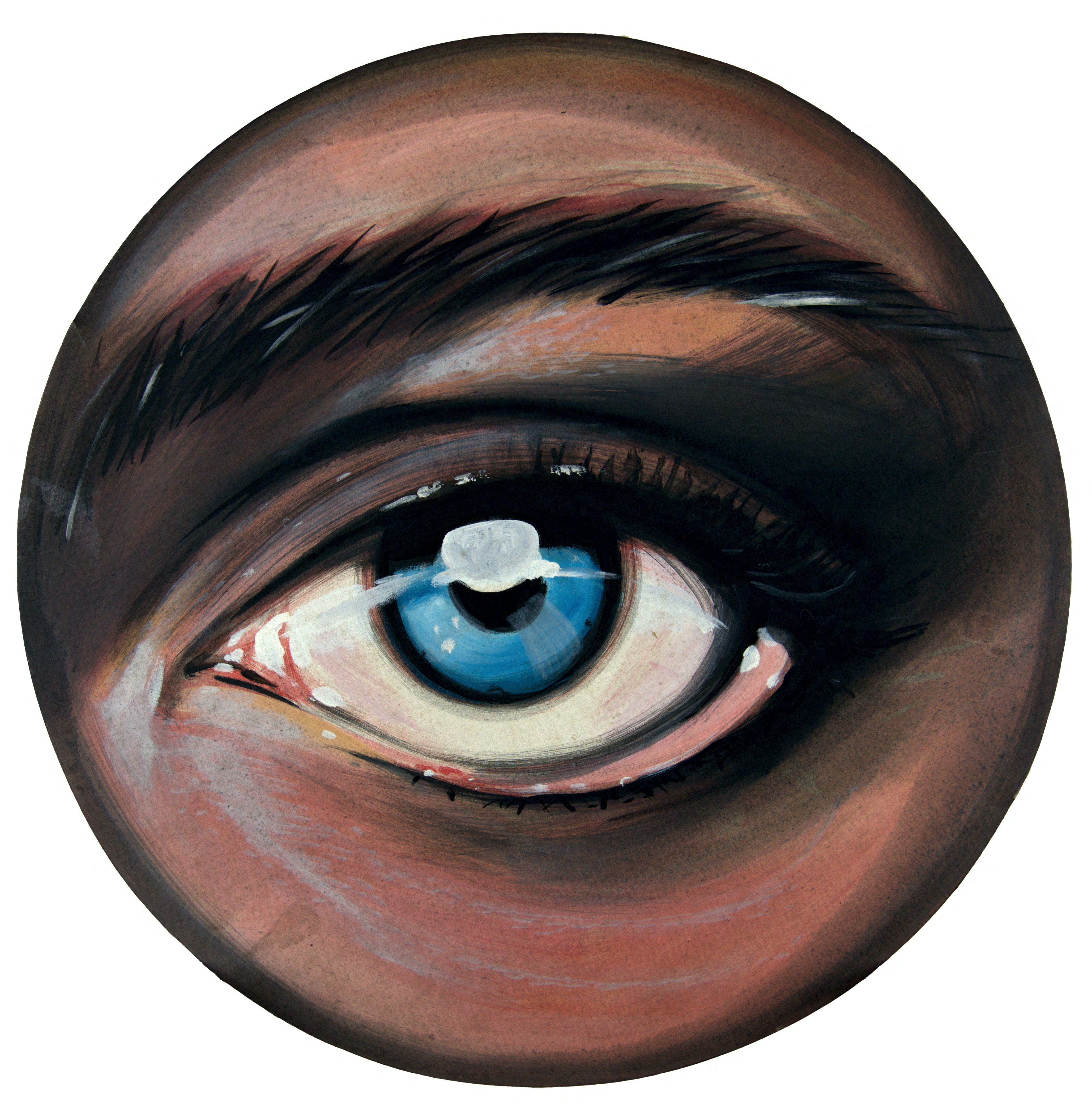 painting of eye