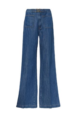 Leaton Mid-Rise Flared Jeans