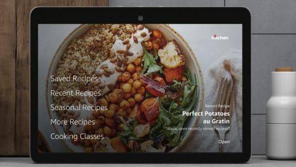 Food Network Kitchen app on the Echo Show