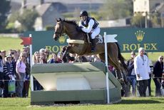 Michael Jung riding Sam at Badminton Horse Trials 2013