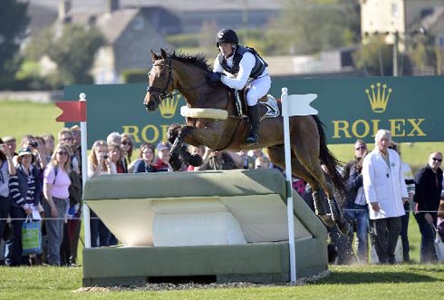 Michael Jung riding Sam at Badminton Horse Trials 2013