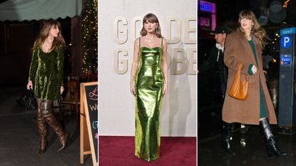 Taylor Swift in green dress