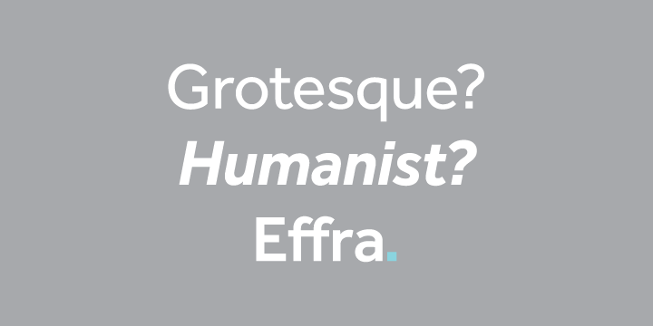 Its clean lines and humanist forms make Effra a highly flexible alternative to Gotham