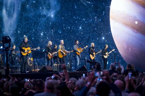 Eagles onstage at Sphere in Las Vegas