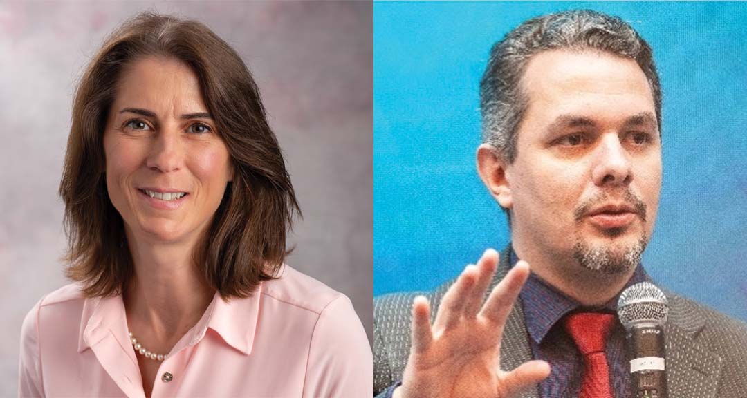 Madeleine Noland (l.) and Luiz Fausto of ATSC