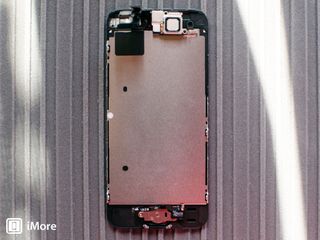 The back side of the iPhone 5s display assembly