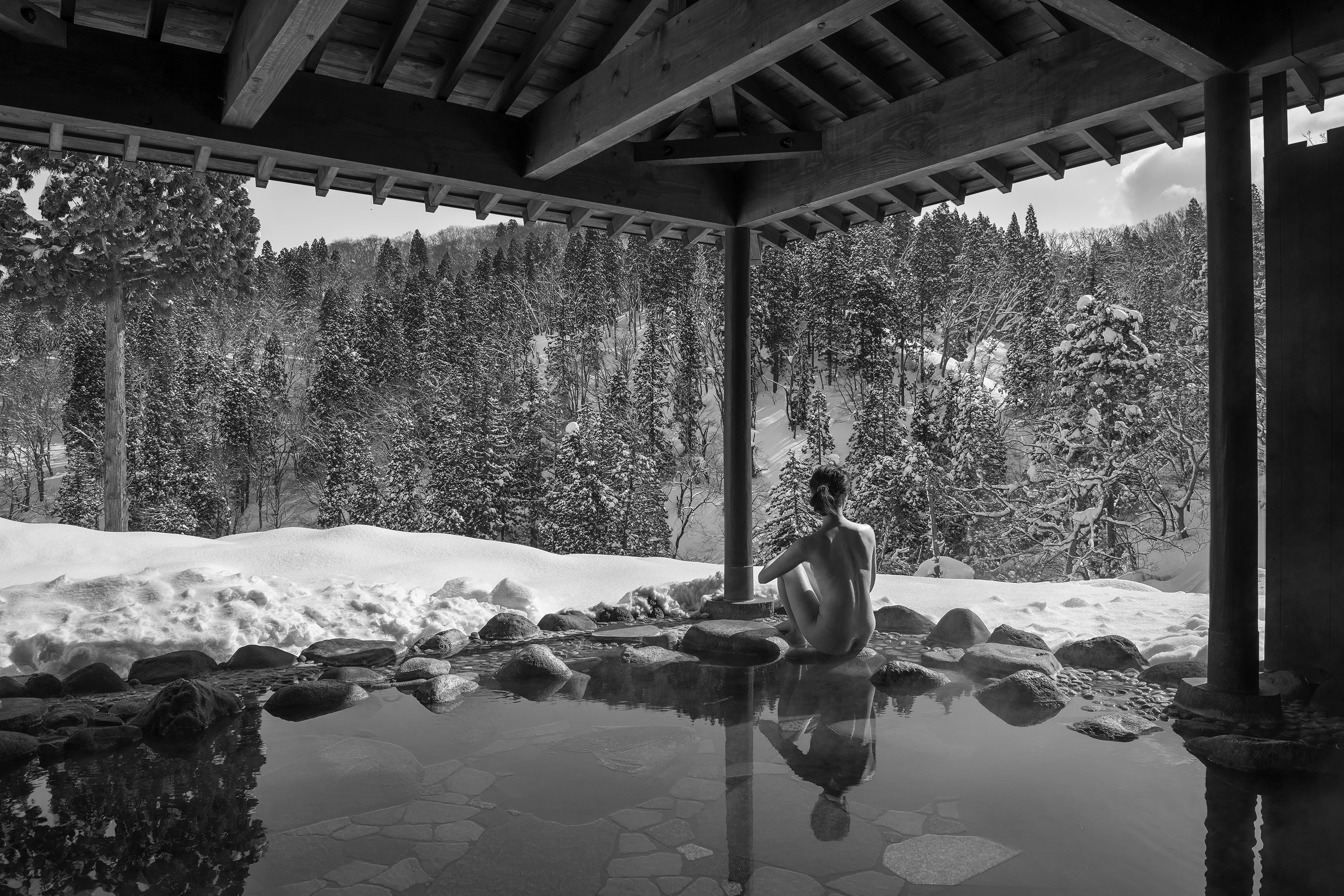 Yukimi (Snow Gazing), Ginzan Onsen, Japan 2018