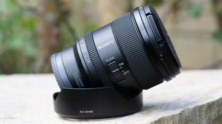 Sony 20mm f/1.8 G lens side view