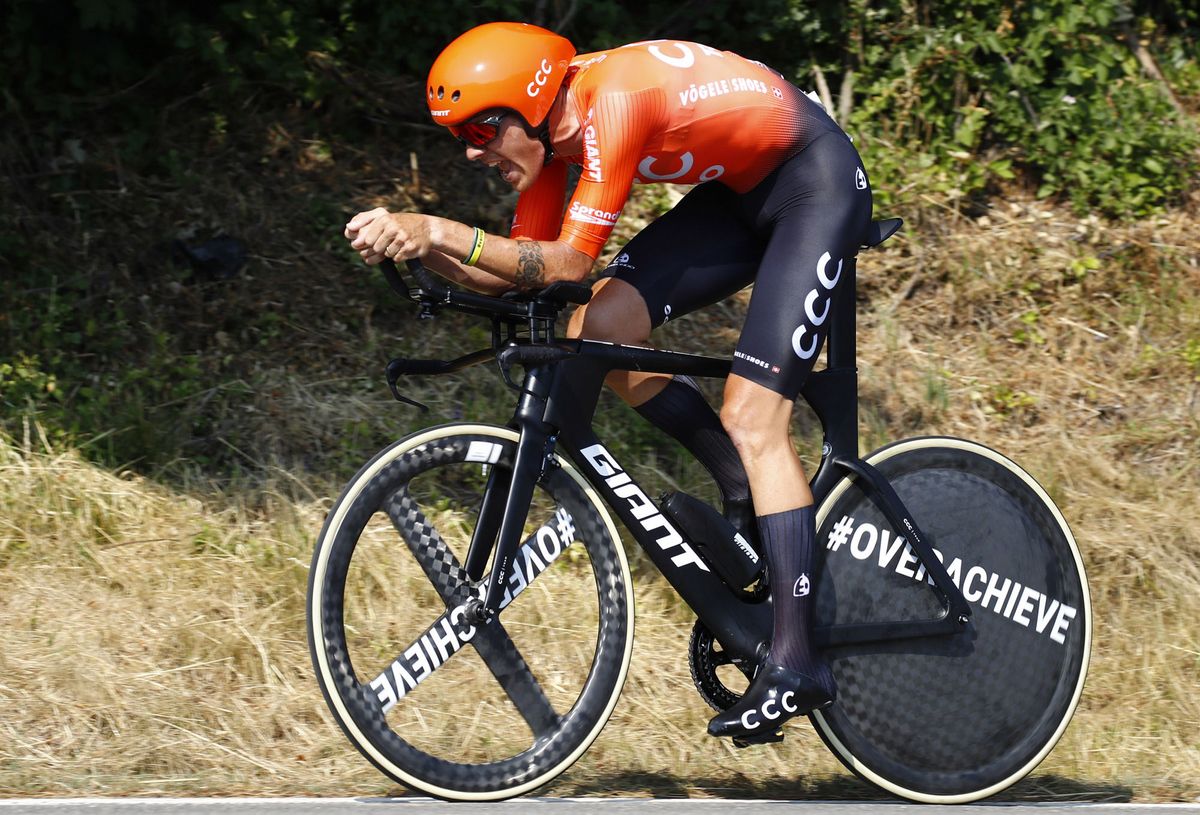 Alessandro De Marchi powers to third in the Italian national time trial championships