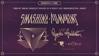 The poster for the Smashing Pumpkins' forthcoming North American tour with Jane's Addiction