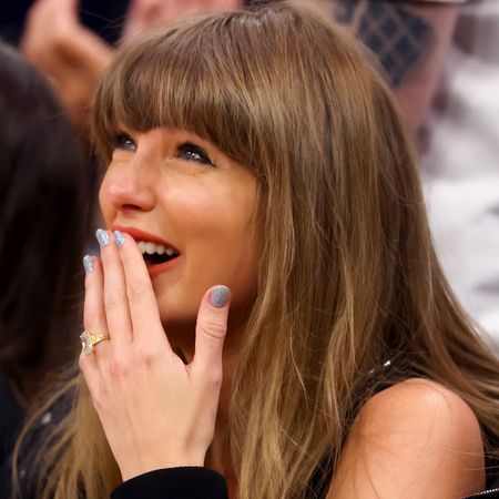 Taylor Swift at the Knicks vs Cavaliers game 3