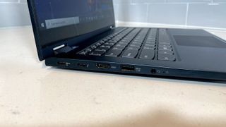 Lenovo ThinkBook 14s Yoga review - left ports