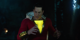 Shazam after his transformation