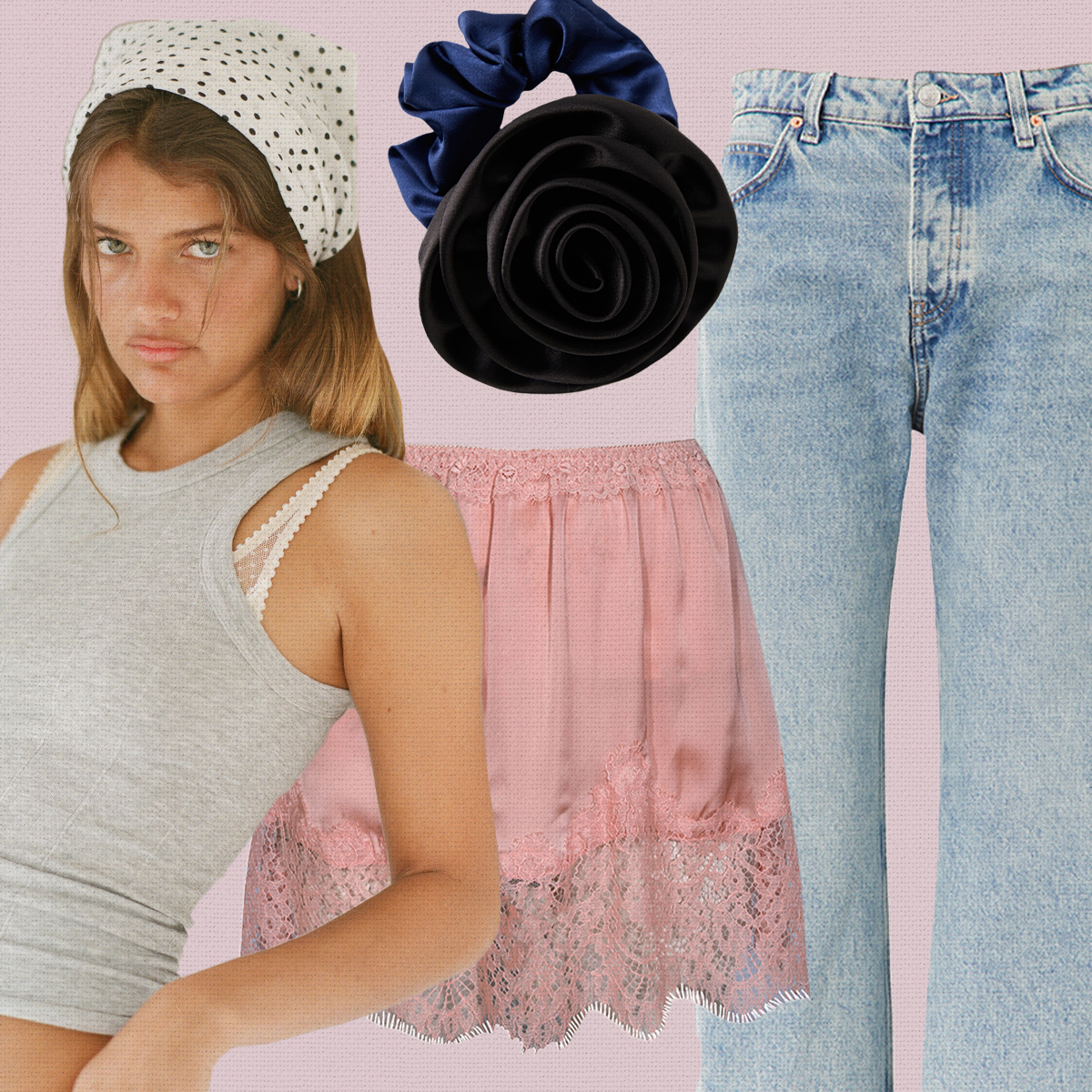 Collage of Free People Clothes