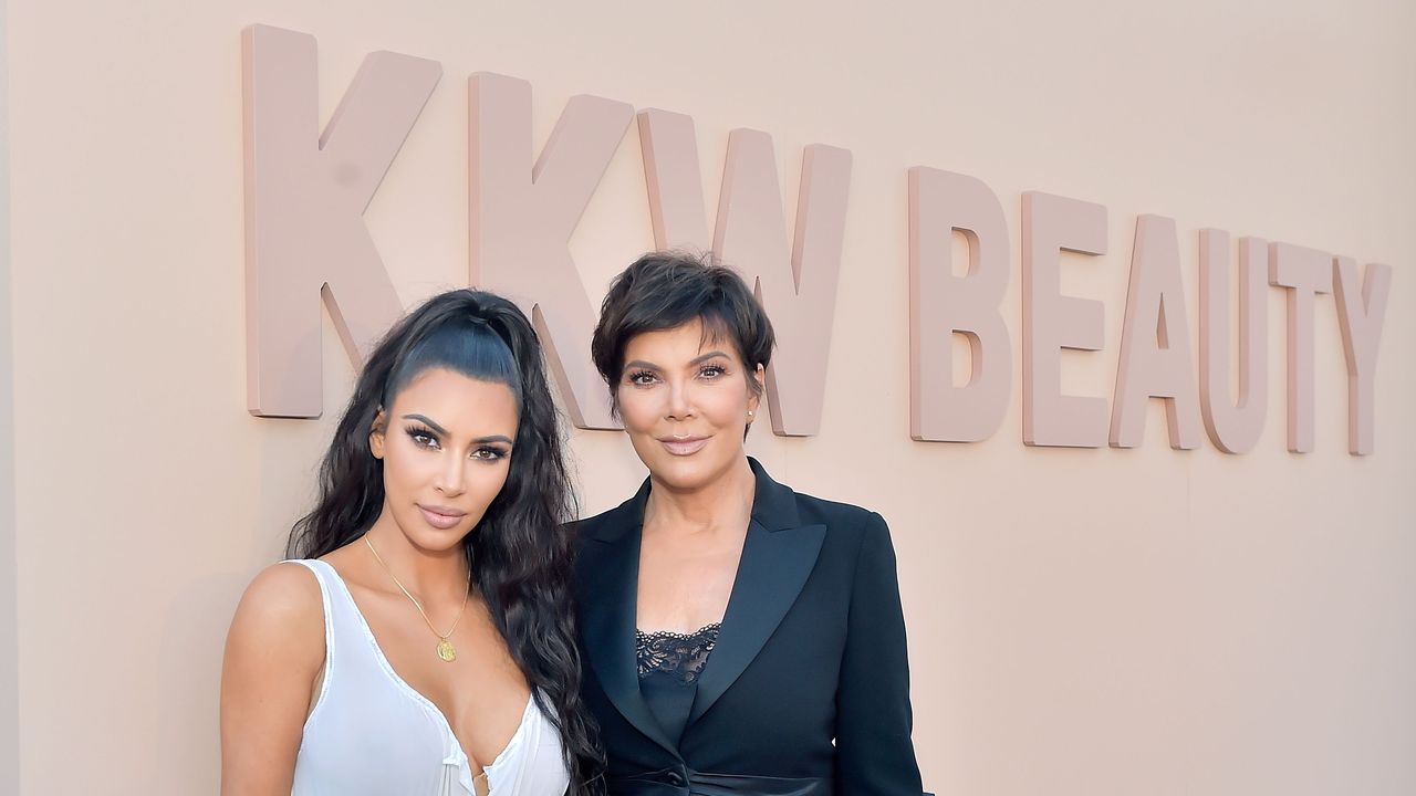 los angeles, ca june 30 kim kardashian west l and kris jenner attend kkw beauty fan event at kkw beauty on june 30, 2018 in los angeles, california photo by stefanie keenangetty images for aba