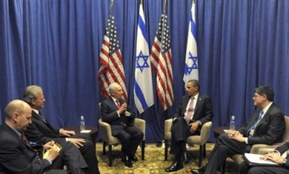 President Obama meets with Israeli President Shimon Peres on Sunday: Obama and Israeli Prime Minister Benjamin Netanyahu will talk Monday bout Iran's nuclear program.