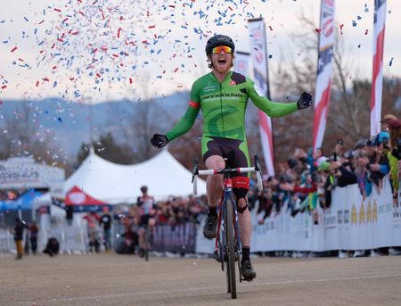 Stephen Hyde wins the 2018 US cyclo-cross championship
