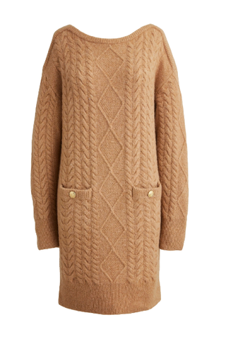 J.Crew Relaxed Cable-Knit Sweater Dress