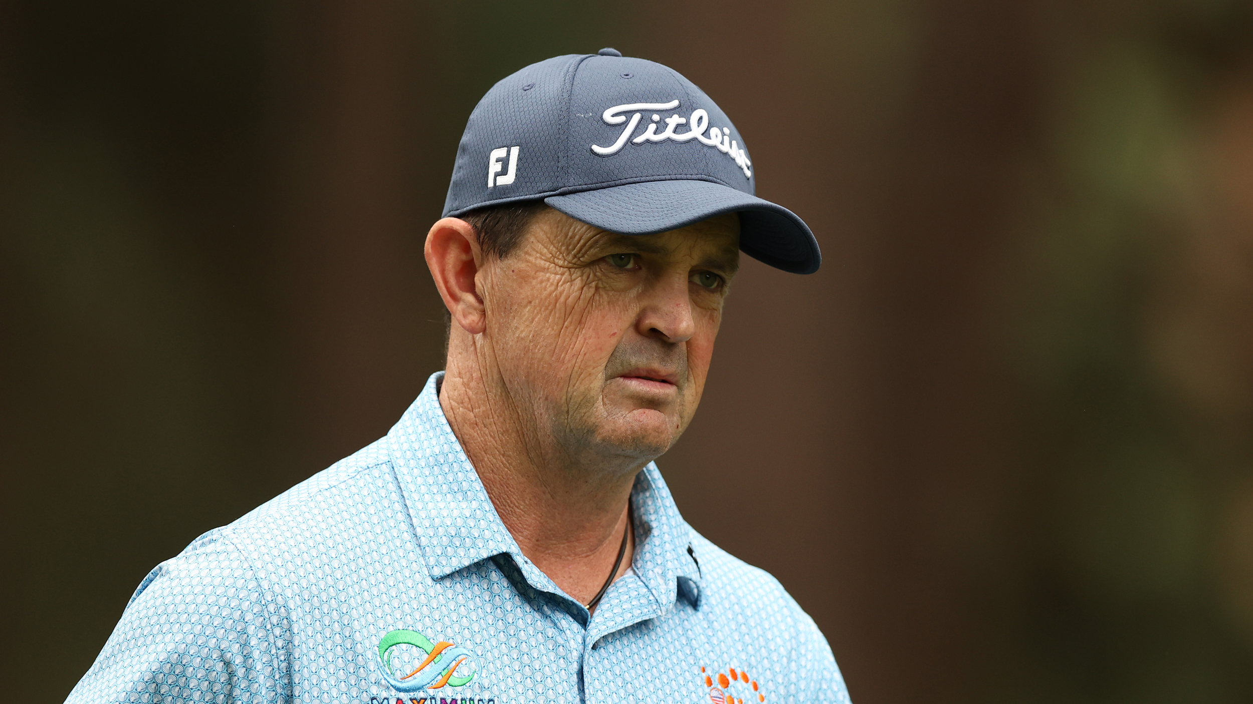 Greg Chalmers looks on during the 2025 ISPS HANDA Senior Open