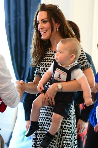 Kate Middleton, Prince George dungarees