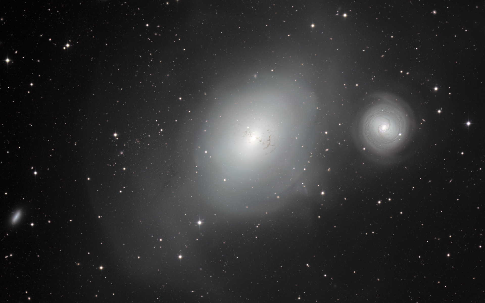 Galaxies NGC 1316 and 1317 1920