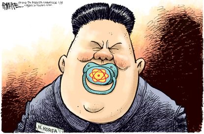 Political cartoon World Kim Jong Un Nuclear