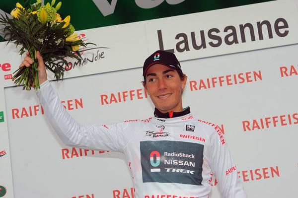 Giacomo Nizzolo (Radioshack-Nissan) leads the young rider classification.