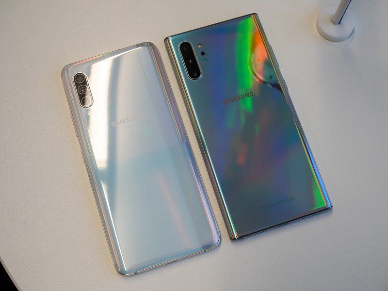 Samsung Galaxy A90 5G and Galaxy Note 10+