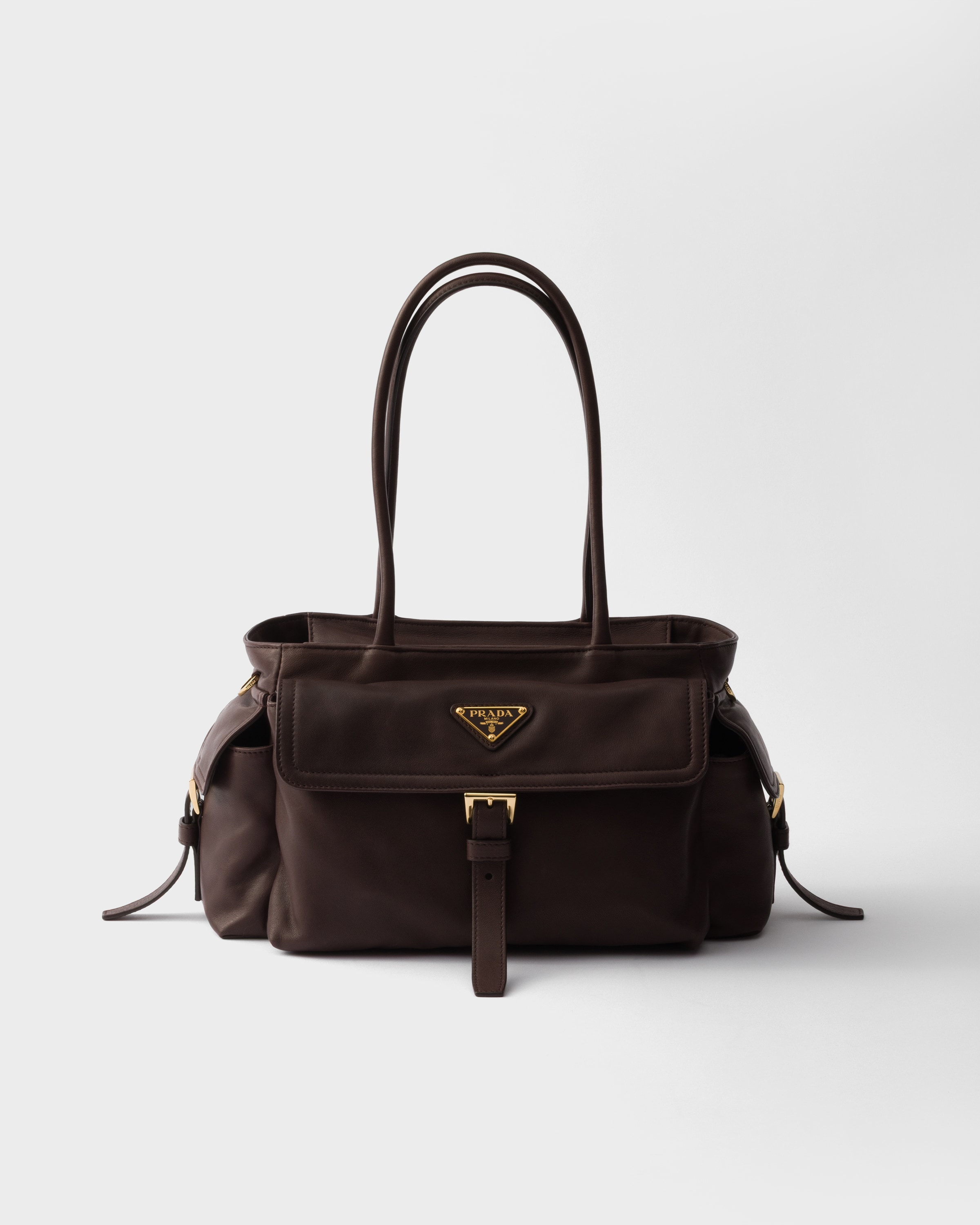 Prada Explore Medium Nappa Leather Tote Bag