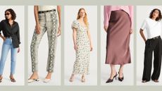 tesco clothing from the F&F range, five models