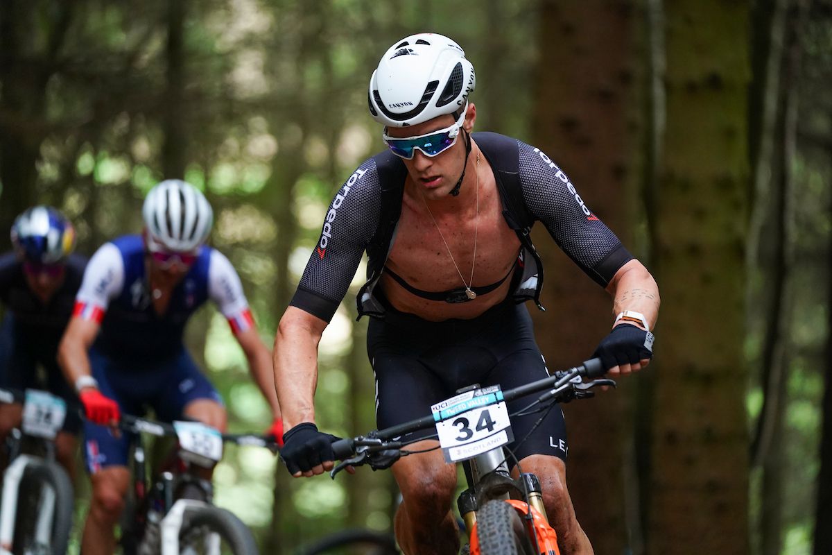 Sam Gaze of New Zealand finished second
