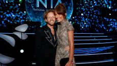 Michael Douglas and Davina McCall at the 2025 National Television Awards