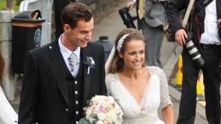 Andy Murray and Kim Sears leave Dunblane Cathedral
