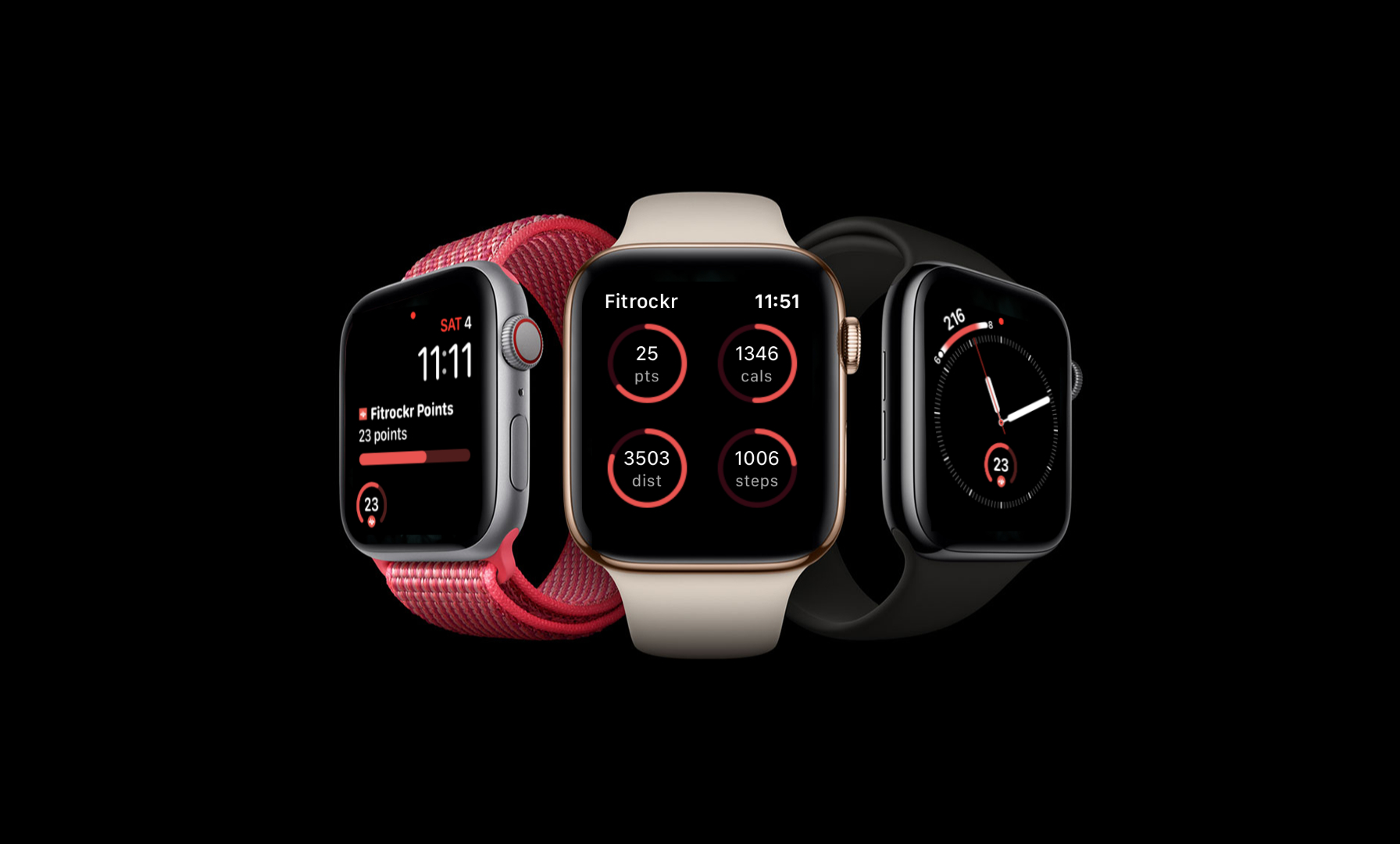 Fitrockr App auf der Smart Watch