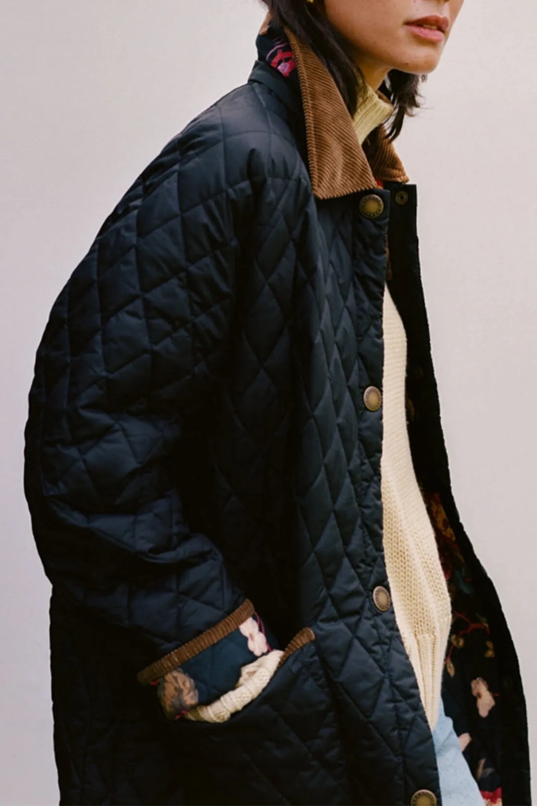 Black Barbour X Tuckernuck Miley Quilt