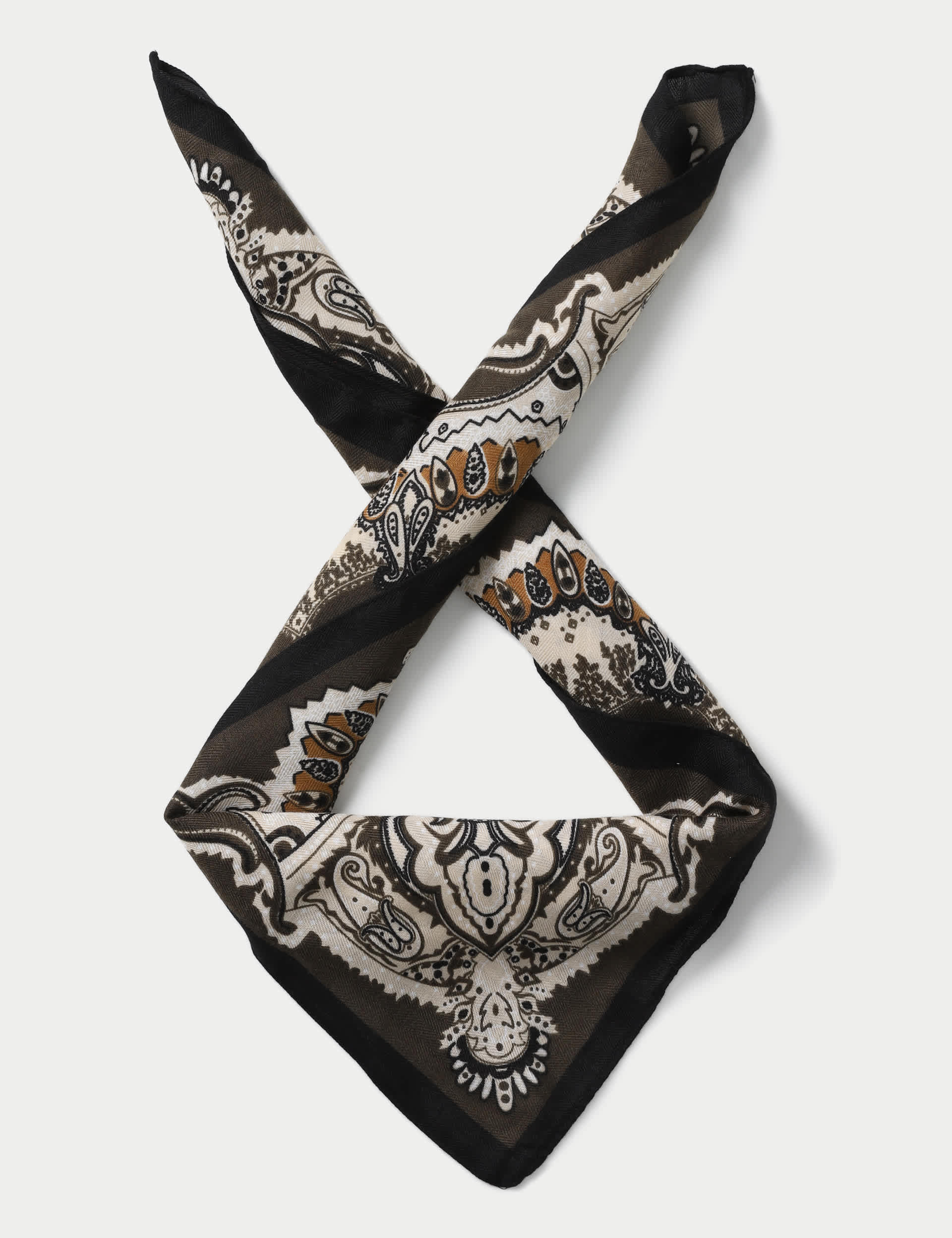 Warm Handle Khaki Scarf