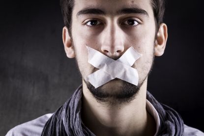 what not to say, keep quiet, hush