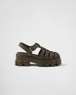 Rubber Monolith Sandals