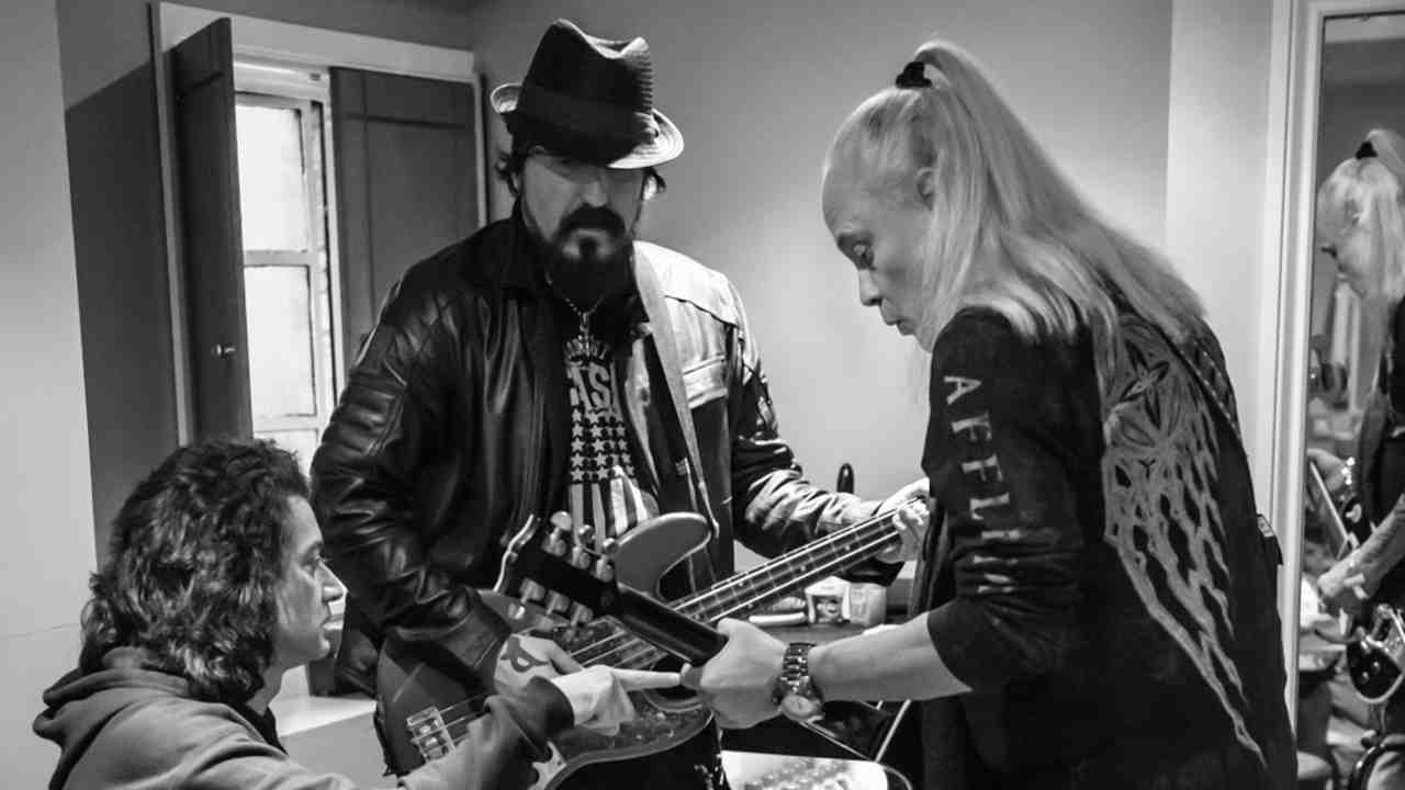 RIckey Medlocke backstage in 204