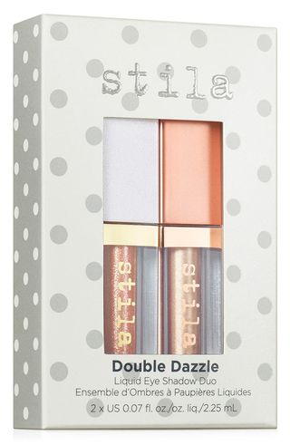 two-pack of Stila Double Dazzle Liquid Eyeshadow Duo (limited Edition) (nordstrom Exclusive) in a box on a white background