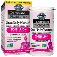 Garden of Life Once Daily Dr. Formulated Probiotics for Women:&nbsp;was $39.95,&nbsp;now $30.61 at Amazon