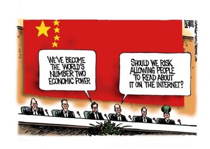 China's success, censored