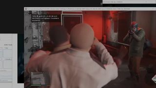 PS5 version of GTA V being emulated on a PC