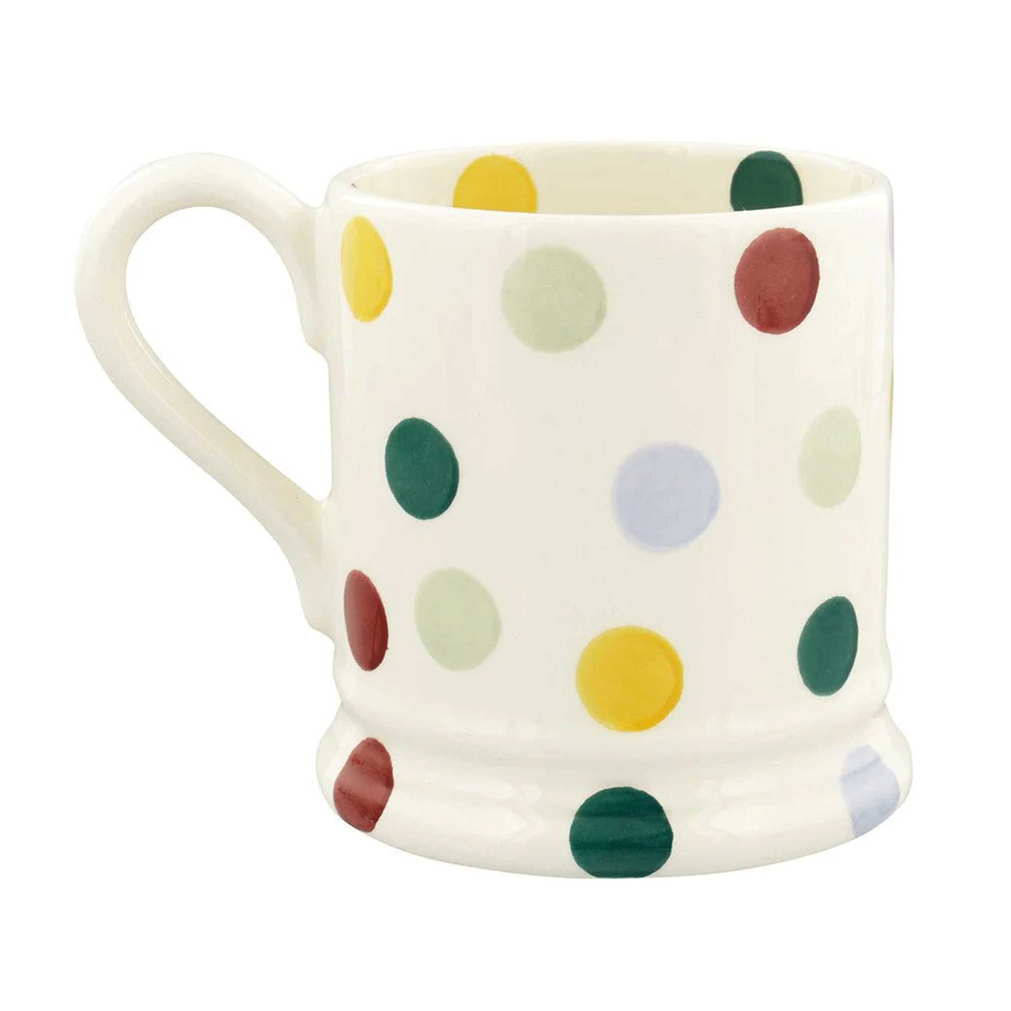 Personalised Polka Dot 1/2 Pint Mug