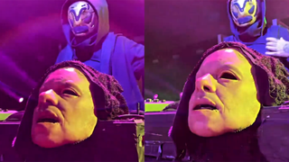 Slipknot's Sid Wilson and his old mask
