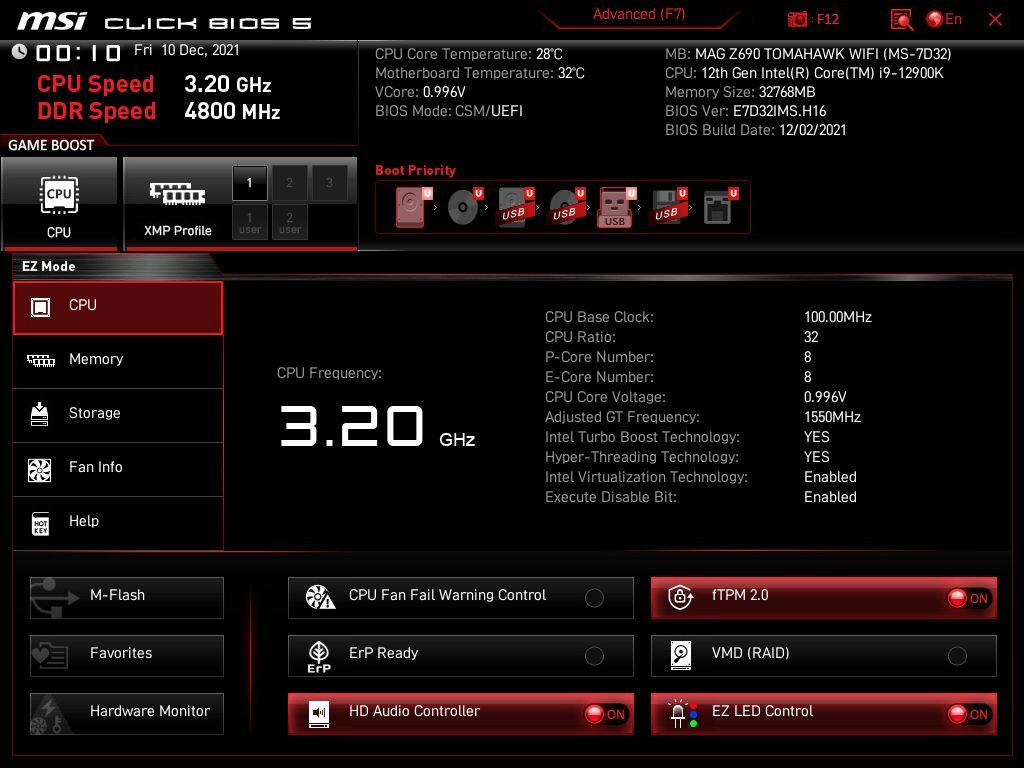 MSI MAG Z690 Tomahawk WIFI