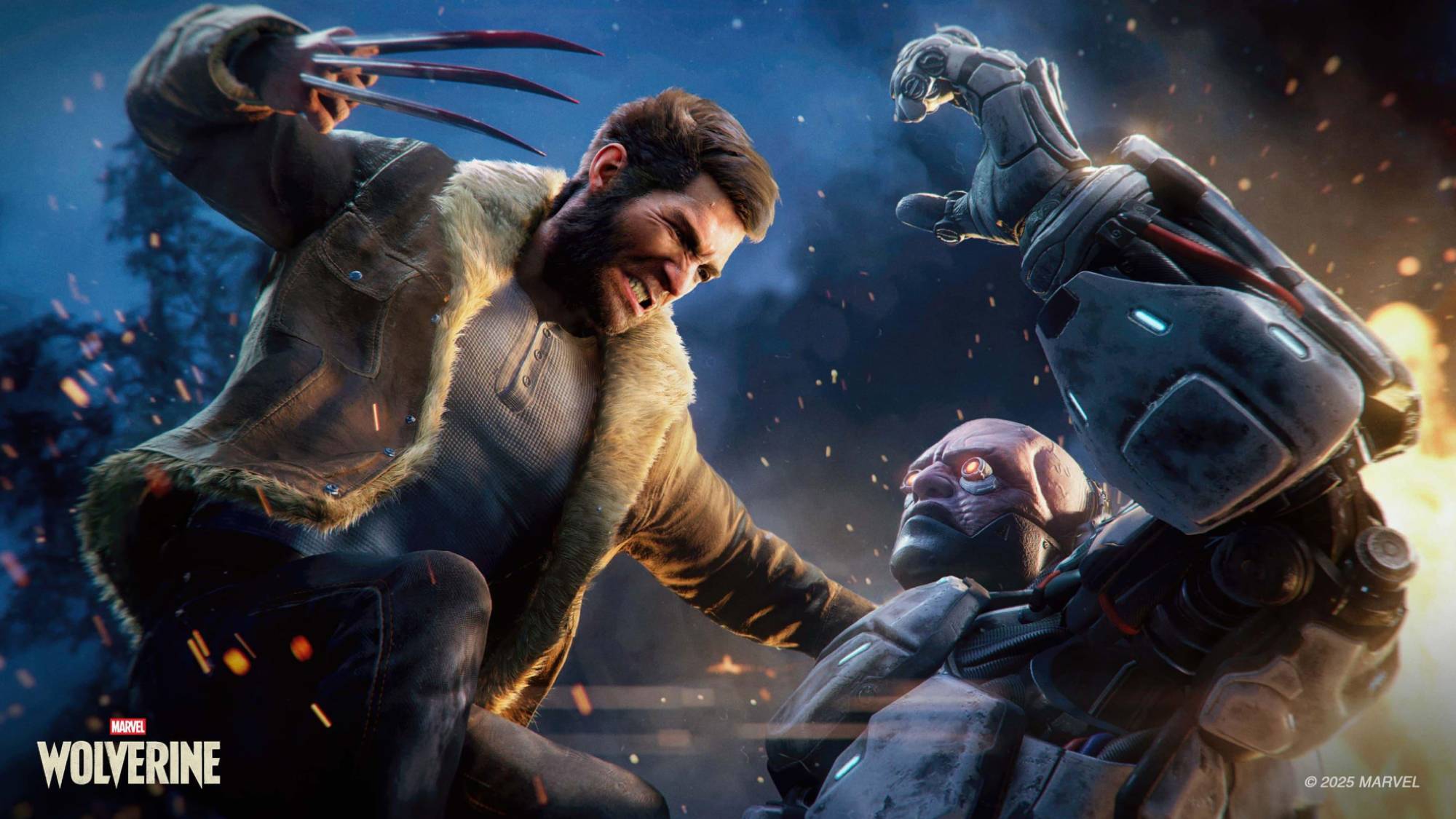Marvel's Wolverine screenshot showing Logan attacking an enemy