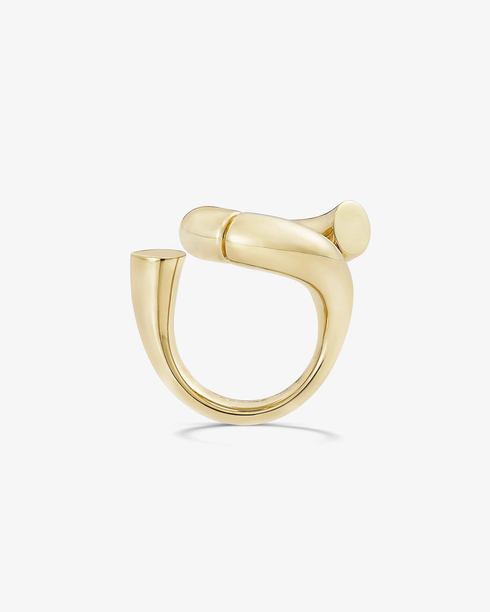 Oera Gold Loop Ring | Tabayer